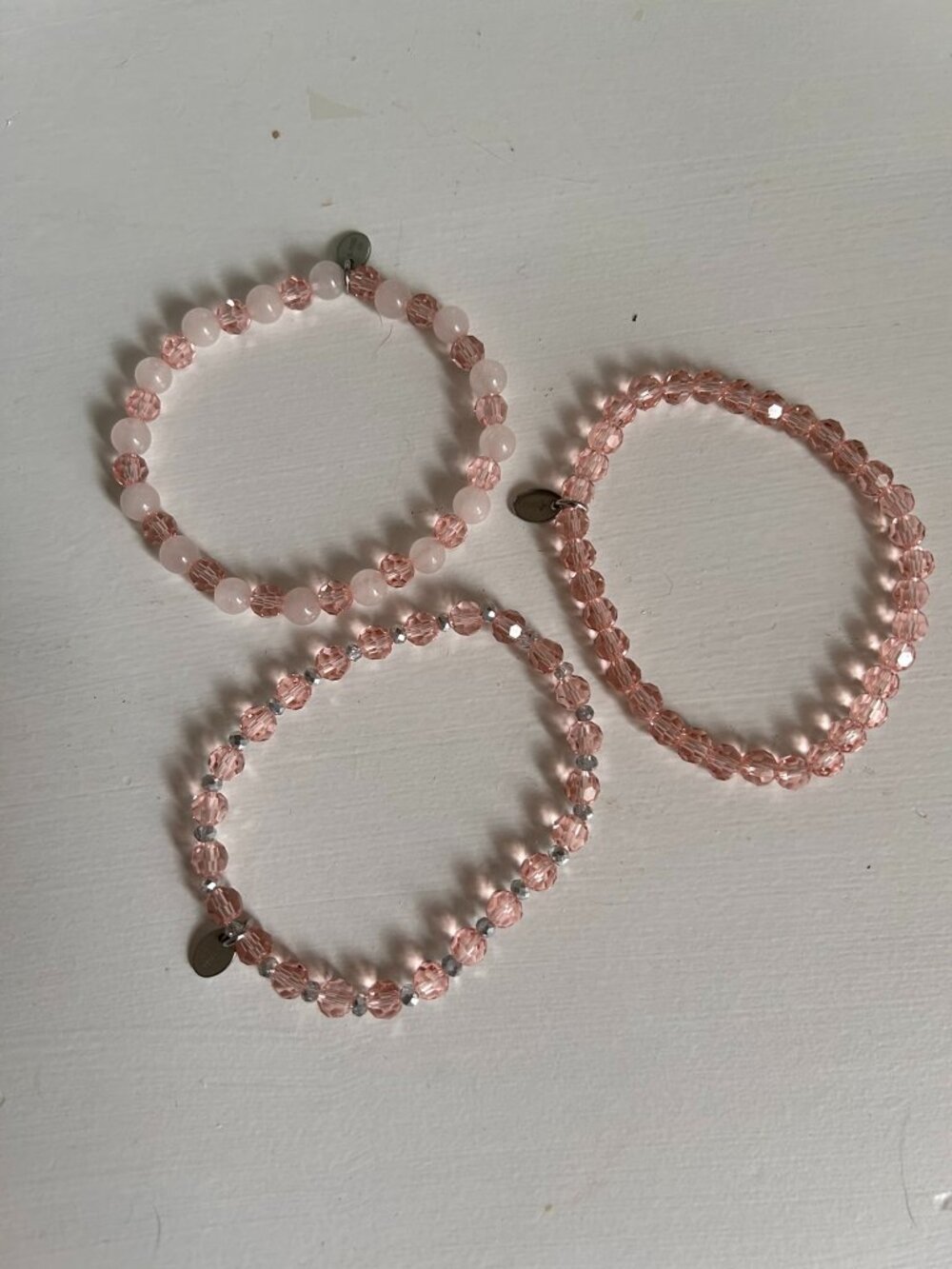 Tocara Debbie Rose Quartz Bracelet Trio RB44488